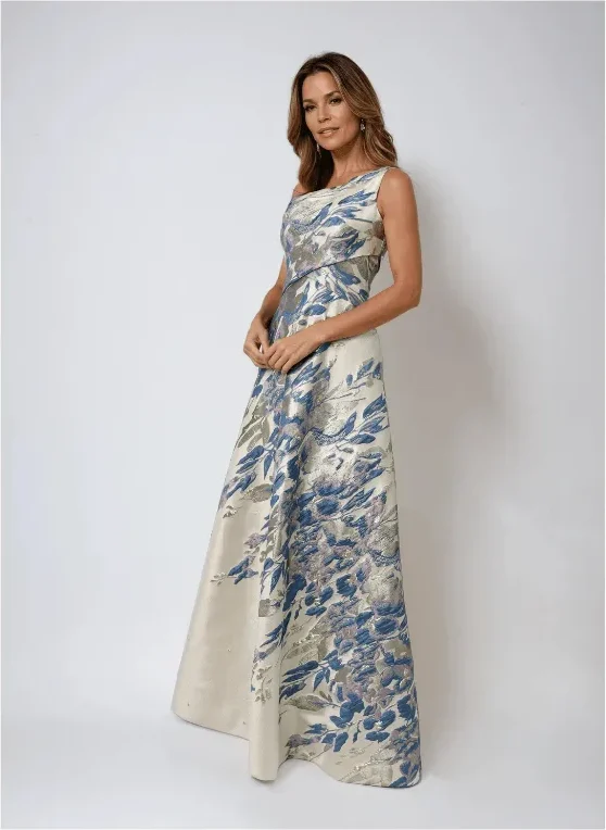 A Rene Ruiz brocade gown